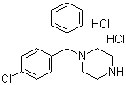 CAS # 18719-22-7, 1-[(4-Chlorophenyl)benzyl]piperazine dihydrochloride