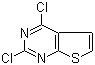 structure of CAS# 18740-39-1, 2,4-二氯噻吩并[2,3-d]嘧啶