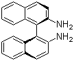 structure of CAS# 18741-85-0, (R)-(+)-2,2'-Diamino-1,1'-binaphthalene