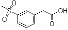 3-Methanesulfonylphenylacetic acid molecular structure (CAS 1877-64-1)