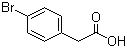 对溴苯乙酸分子结构 (CAS 1878-68-8)