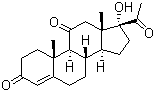 structure of CAS# 1882-82-2, 21-去氧可的松