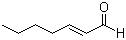 trans-2-Heptenal molecular structure (CAS 18829-55-5)