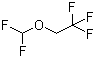 二氟甲基 2,2,2-三氟乙基醚分子结构 (CAS 1885-48-9)