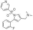 CAS 登录号：1885094-62-1, 5-(2-氟苯基)-N,N-二甲基-1-(3-吡啶基磺酰基)-1H-吡咯-3-甲胺