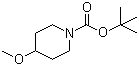 structure of CAS# 188622-27-7, 4-甲氧基-1-哌啶羧酸叔丁酯