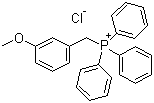 structure of CAS# 18880-05-2, 3-Methoxybenzyltriphenylphosphonium chloride