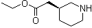 structure of CAS# 188883-58-1, (3S)-3-Piperidineacetic acid ethyl ester