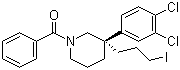 CAS # 188916-67-8, [(3S)-3-(3,4-Dichlorophenyl)-3-(3-iodopropyl)-1-piperidinyl]phenylmethanone