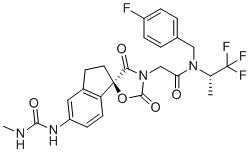structure of CAS# 1889279-16-6, A-485