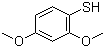 2,4-二甲氧基苯硫酚分子结构 (CAS 18906-37-1)