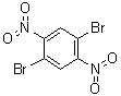 2,5-二硝基-1,4-二溴苯分子结构 (CAS 18908-08-2)