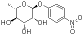 structure of CAS# 18918-31-5, p-Nitrophenyl alpha-L-rhamnopyranoside