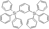 1,3-双(三苯基硅)苯分子结构 (CAS 18920-16-6)