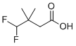 structure of CAS# 1892397-17-9, 4,4-Difluoro-3,3-dimethylbutanoic acid