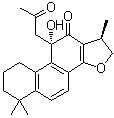 CAS # 189308-09-6, Danshenol B, (1R-trans)-1,6,7,8,9,10-Hexahydro-10-hydroxy-1,6,6-trimethyl-10-(2-oxopropyl)-phenanthro[1,2-b]furan-11(2H)-one