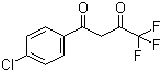 structure of CAS# 18931-60-7, 1-(4-Chlorophenyl)-4,4,4-trifluorobutane-1,3-dione