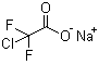 structure of CAS# 1895-39-2, Sodium chlorodifluoroacetate
