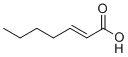 structure of CAS# 18999-28-5, 2-庚烯酸