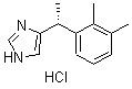 structure of CAS# 190000-46-5, 4-[(1R)-1-(2,3-二甲基苯基)乙基]-1H-咪唑单盐酸盐