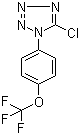 5-Chloro-1-(4-trifluoromethoxyphenyl)-1H-tetrazole molecular structure (CAS 190082-01-0)