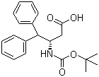 structure of CAS# 190190-50-2, Boc-(S)-3-Amino-4,4-diphenylbutyric acid