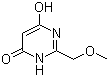 structure of CAS# 1903-90-8, 2-Methoxymethylpyrimidine-4,6-diol
