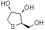 structure of CAS# 190315-43-6, 1,4-Dideoxy-1,4-epithio-D-ribitol