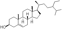 beta-Sitosterol molecular structure (CAS 19044-06-5)