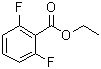 structure of CAS# 19064-14-3, 2,6-Difluorobenzoic acid ethyl ester