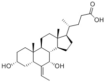 6-Vinyl Chenodeoxycholic Acid molecular structure (CAS 1908444-27-8)