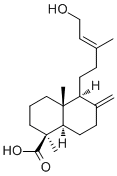 异柏烯酸分子结构 (CAS 1909-91-7)