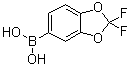 structure of CAS# 190903-71-0, (2,2-Difluoro-1,3-benzodioxol-5-yl)boronic acid
