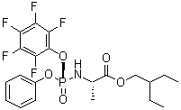 CAS # 1911578-98-7, N-[(S)-(2,3,4,5,6-Pentafluorophenoxy)phenoxyphosphinyl]-L-alanine 2-ethylbutyl ester