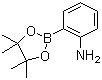structure of CAS# 191171-55-8, 2-氨基苯硼酸频哪醇酯