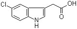structure of CAS# 1912-45-4, 5-Chloroindole-3-acetic acid