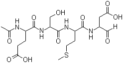 CAS # 191338-87-1, Acetyl-glutamyl-serinyl-methionyl-aspartal, Ac-Glu-Ser-Met-Asp-CHO