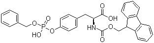 structure of CAS# 191348-16-0, N-Fmoc-O-benzyl-L-phosphotyrosine