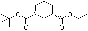 structure of CAS# 191599-51-6, Ethyl (S)-N-Boc-piperidine-3-carboxylate