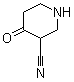 3-氰基-4-哌啶酮分子结构 (CAS 19166-75-7)