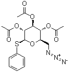 CAS # 191668-88-9, Phenyl 6-azido-6-deoxy-1-thio-beta-D-glucopyranoside 2,3,4-triacetate