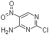 2-氯-4-氨基-5-硝基嘧啶分子结构 (CAS 1920-66-7)