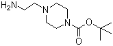 structure of CAS# 192130-34-0, tert-Butyl 4-(2-aminoethyl)piperazine-1-carboxylate