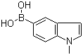 structure of CAS# 192182-55-1, 1-Methylindole-5-boronic acid