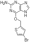 structure of CAS# 192441-08-0, Lomeguatrib