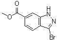 structure of CAS# 192945-56-5, Methyl 3-bromo-1H-indazole-6-carboxylate