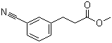 CAS # 193151-11-0, 3-Cyanobenzenepropanoic acid methyl ester