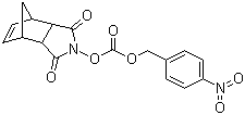 structure of CAS# 193269-82-8, 降冰片烯-2,3-二羧基亚胺基对硝基苄基碳酸酯