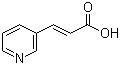 structure of CAS# 19337-97-4, 3-(3-Pyridyl)acrylic acid