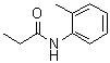 N-(2-Methylphenyl)propanamide molecular structure (CAS 19343-15-8)